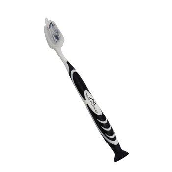 Stand Up Suction Toothbrush With Tongue Scraper-Personalization available from Positive Promotions