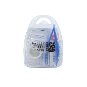 First Aid Kit with Handle - Personalization Available from Positive Promotions
