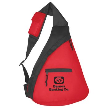 Budget Sling Backpack - Personalization Available from Positive Promotions