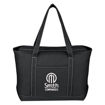 Large Cotton Canvas Yacht Tote Bag-Personalization Available from Positive Promotions