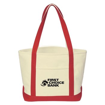 Heavy Cotton Canvas Tote Bag-Personalization Available from Positive Promotions