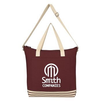 Bottom Line Cotton Tote Bag-Personalization Available from Positive Promotions