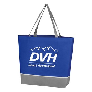 Non-Woven Overtime Tote Bag-Personalization Available from Positive Promotions