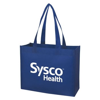 Matte Laminated Non-Woven Shopper Tote Bag-Personalization Available from Positive Promotions