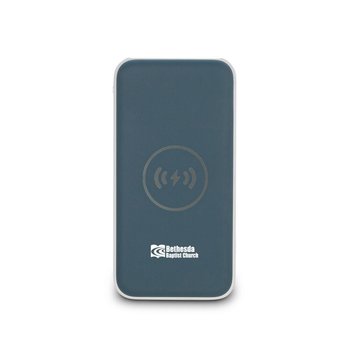 8,000 mAh Wireless Charging Power Bank - Personalization Available from Positive Promotions