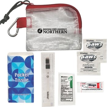 Cold and Flu Deluxe Safety and Wellness Kit - Personalization Available from Positive Promotions