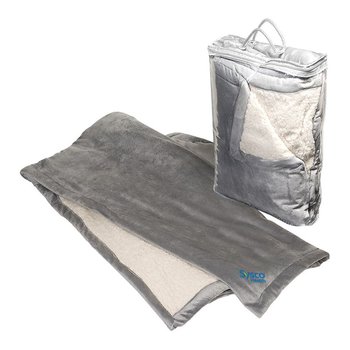 Micro Mink Sherpa Blanket - Embroidered Personalization Available from Positive Promotions