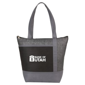 Chrome Non-Woven 9 Can Lunch Cooler - Personalization Available from Positive Promotions