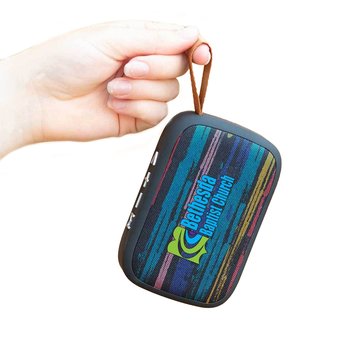 Metro Mini Wireless Speaker-Personalization Available from Positive Promotions