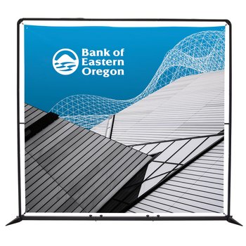 8.5' FrameWorx Banner Display Kit - Full Color Personalization Available from Positive Promotions