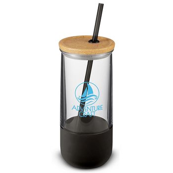 Vivify Straw Tumbler 20-Oz. With Silicone Grip - Personalization Available from Positive Promotions