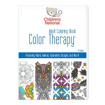Color Therapy 24 page adult coloring book-USA Made from Positive Promotions