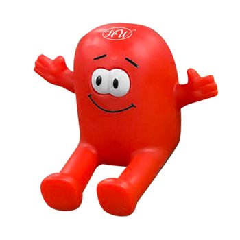 Eye Poppers Stress Reliever Phone Stand - One-Color Personalization Available from Positive Promotions