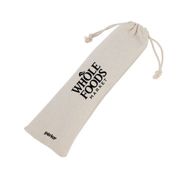 Perka Castellana 6-Piece Steel Straw and Utensil Set-Personalization Available from Positive Promotions