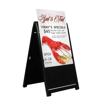 Signicade Deluxe A-Frame Kit (Double-Sided) - Full Color Personalization Available from Positive Promotions