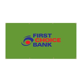 18 oz. Vinyl Banner (Single-Sided) - 3' x 6'- Personalization Available from Positive Promotions