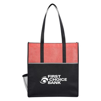 Promenade Non-Woven Tote Bag - Personalization Available from Positive Promotions