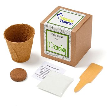 Growables Planter in Kraft Gift Box - Personalization Available from Positive Promotions