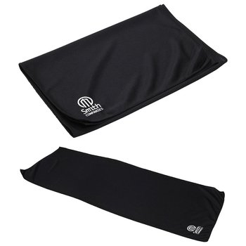 Chiller rPET Cooling Towel - One-Color Personalization Available from Positive Promotions