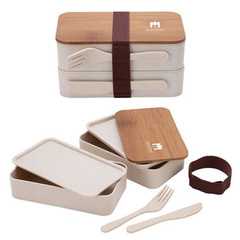 Savory Lunch Box Set - Personalization Available from Positive Promotions