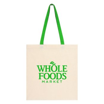 Penny Wise Cotton Canvas Tote Bag-Personalization Available from Positive Promotions