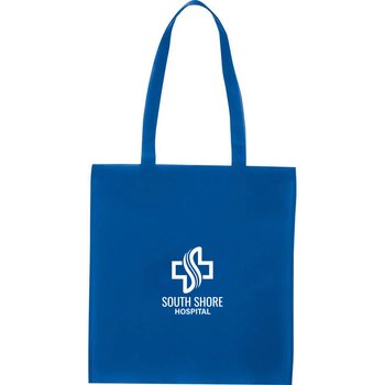 Zeus Non-Woven Convention Tote Bag - One-Color Personalization Available from Positive Promotions