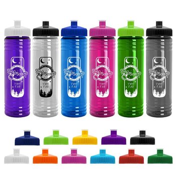 2-Sided Hydration Slim Fit Water Bottle With Push-Pull Lid 24-Oz ...