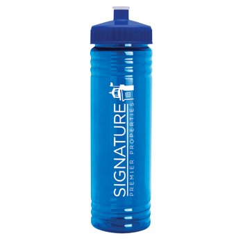 Hydration Slim Fit Water Bottle With Push-Pull Lid 24-Oz. - Personalization Available from Positive Promotions