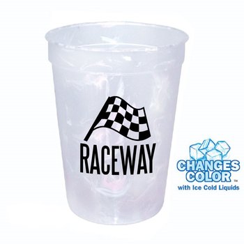 Rainbow Confetti Mood Cup - 12 oz. - Personalization Available from Positive Promotions