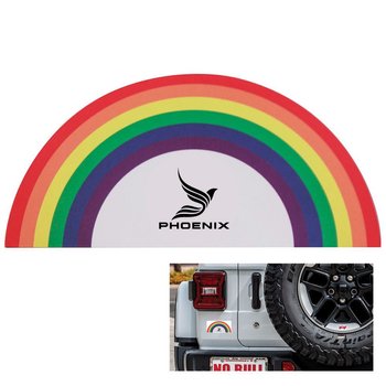 Rainbow Magnet - One-Color Personalization Available from Positive Promotions