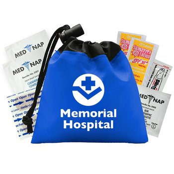 Cinch Tote Sun Safety Kit - Personalization Available from Positive Promotions