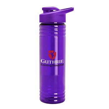 Hydration Slim Fit Water Bottle with Drink Thru Lid- 24 oz. from Positive Promotions