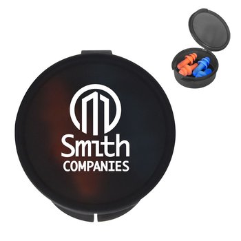 Ear Plugs In Travel Case - Personalization Available from Positive Promotions