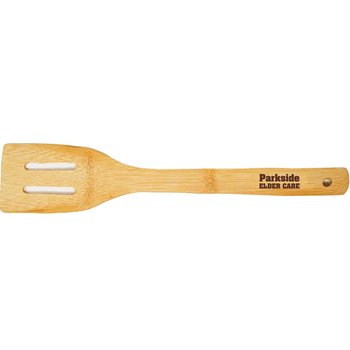 Chun Bamboo Curved Spatula - Personalization Available from Positive Promotions