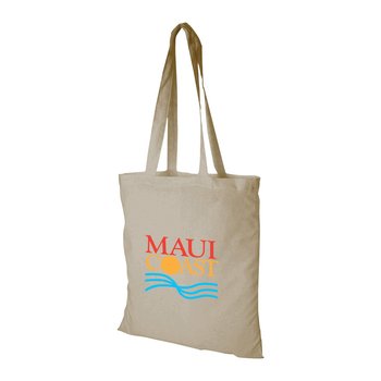 Carolina Cotton Canvas Tote 4 Oz- Full Color Personalization Available from Positive Promotions
