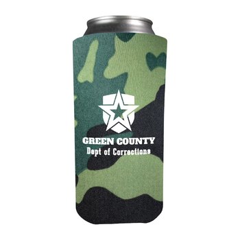 Slim Fit Can Cooler - One-Color Personalization Available from Positive Promotions