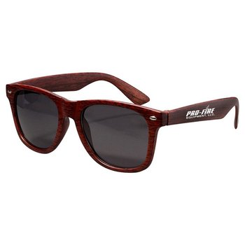 Woodtone/Woodgrain Sunglasses - Personalization Available from Positive Promotions