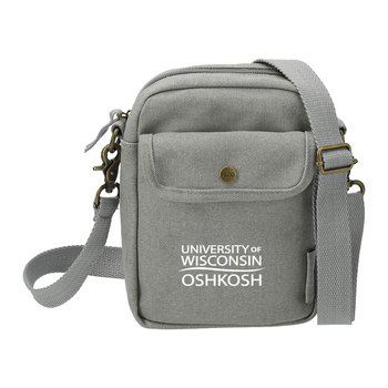 Field & Co Campus Cotton Crossbody Tote - Personalization Available from Positive Promotions
