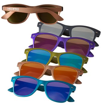 Metallic UV400 Sunglasses - Personalization Available from Positive Promotions