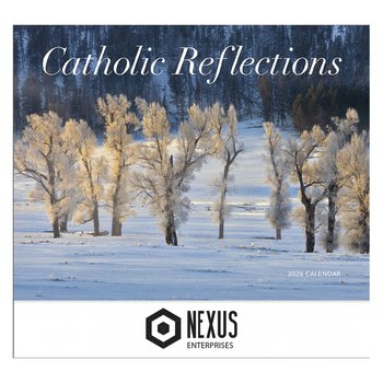 Catholic Reflections 2026 Appointment Calendar - One-Color Personalization Available from Positive Promotions