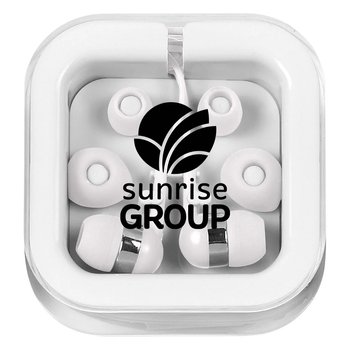 Earbuds with Microphone - Personalization Available from Positive Promotions