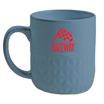 Ceramic Coffee Mug with Facet Texture 16-Oz - Personalization Available from Positive Promotions