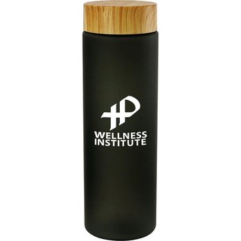 Bamboo Frosted Bottle 24 oz. - Personalization Available from Positive Promotions