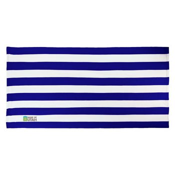 Cabana Stripe Microfiber Beach Towel 30