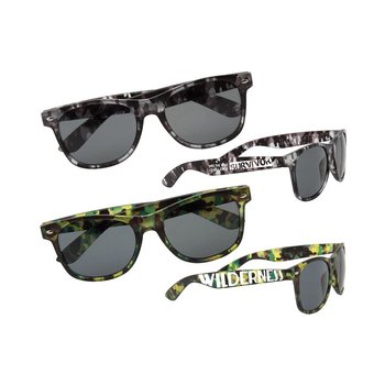 Camouflage Sunglasses-Personalization Available from Positive Promotions