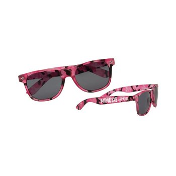 Breast Cancer Awareness Camouflage Sunglasses Pink- Personalization Available from Positive Promotions