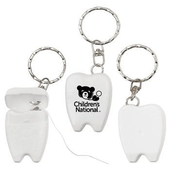 Dental Floss Keytag - Personalization Available from Positive Promotions