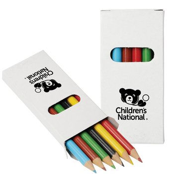 Sketchi 6- Piece Colored Pencil Set - Personalization Available from Positive Promotions