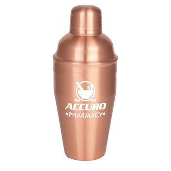 Copper Cocktail Shaker 18 oz - Personalization Available from Positive Promotions