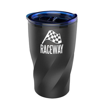 Black Stainless Steel Twisting Tumbler 14 oz. - Personalization Available from Positive Promotions